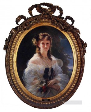  royalty Oil Painting - Princess Sophie Troubetskoi Duchess de Morny royalty portrait Franz Xaver Winterhalter